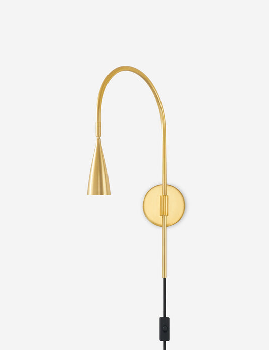 Milford Plug-In Sconce bedroom wall light front view