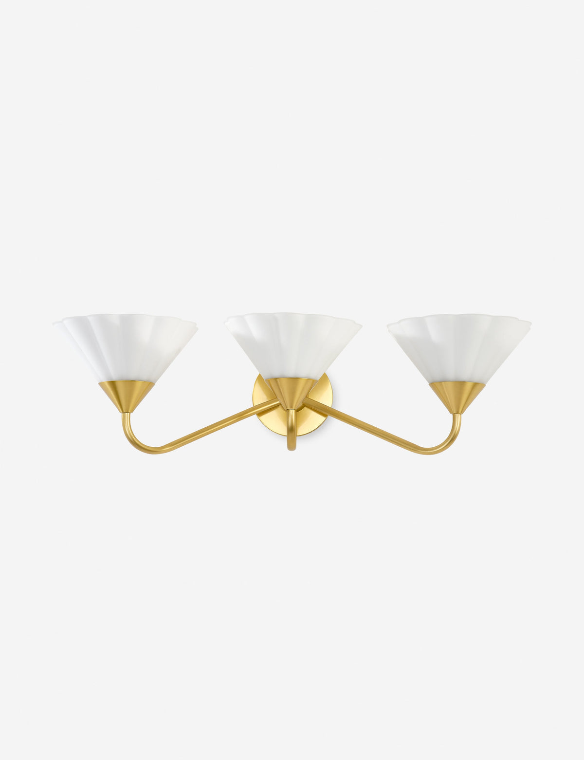 Brennan 3-Light Sconce bedroom wall light front view