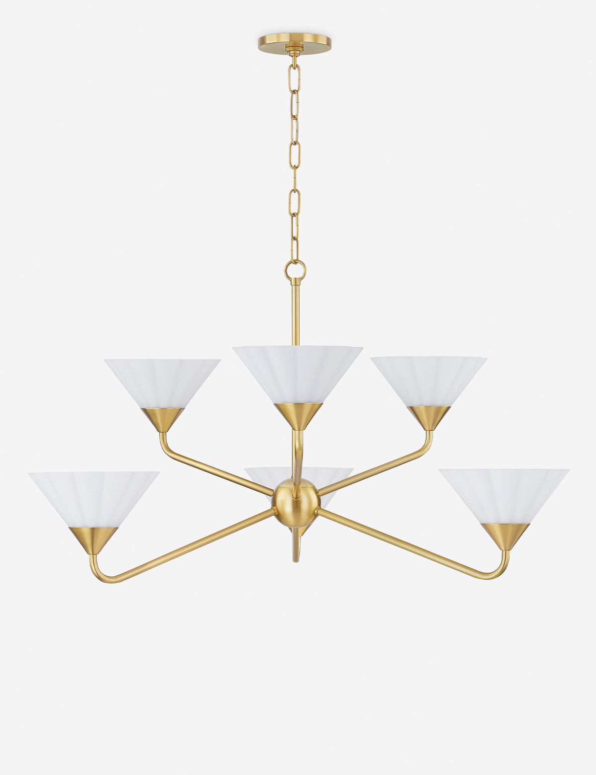Brennan Chandelier dining room light front view