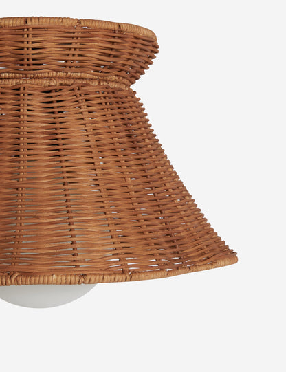 Kalani Flush Mount Light natural finish product view 5