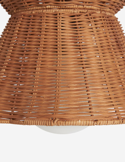 Kalani Flush Mount Light natural finish product view 6