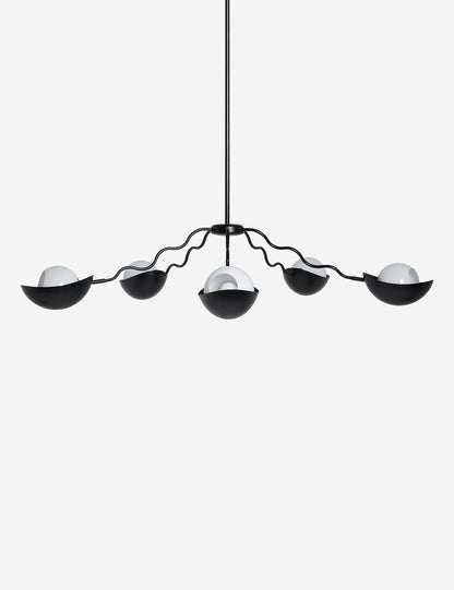 Kukka Chandelier bronze finish product view 2