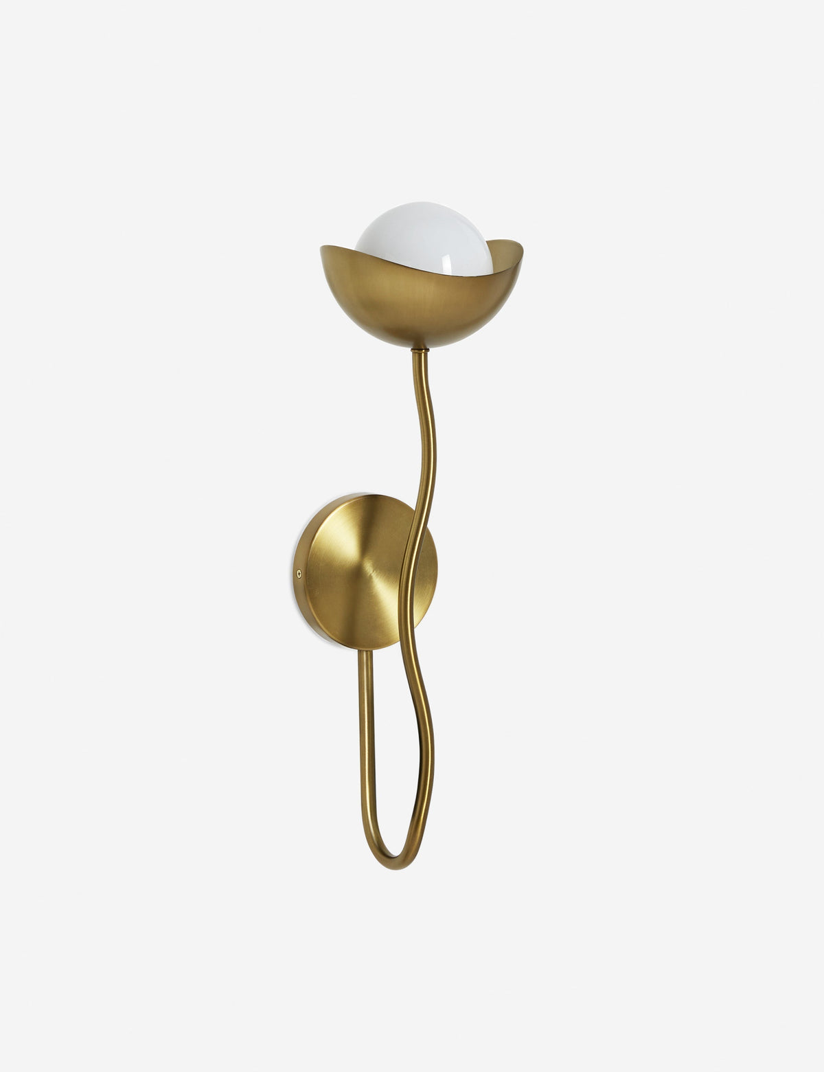 Kukka Sconce brass finish product view 7
