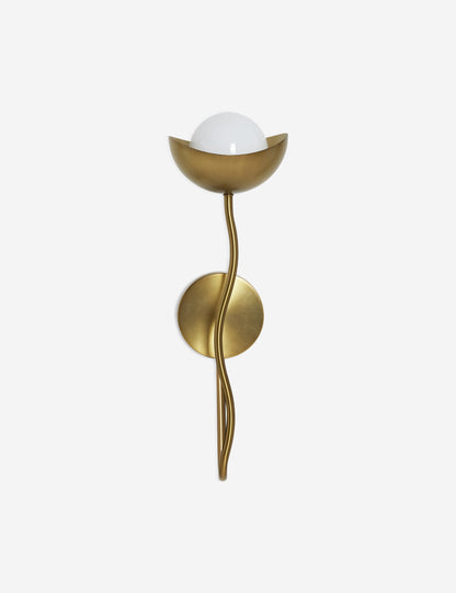 Kukka Sconce brass finish product view 10