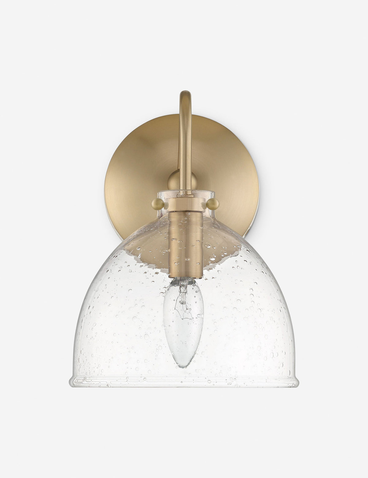 Lawrence Sconce bedroom wall light front view