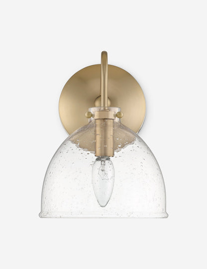 Lawrence Sconce bedroom wall light front view