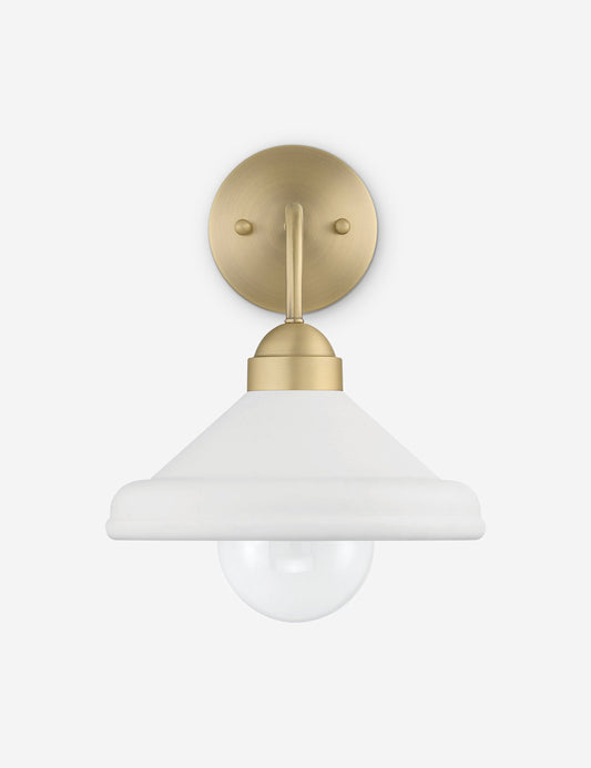 Parish Sconce bedroom wall light front view