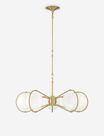 Galindo Chandelier dining room light front view