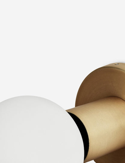 Lochan Outdoor Sconce with Sphere III brass finish product view 3