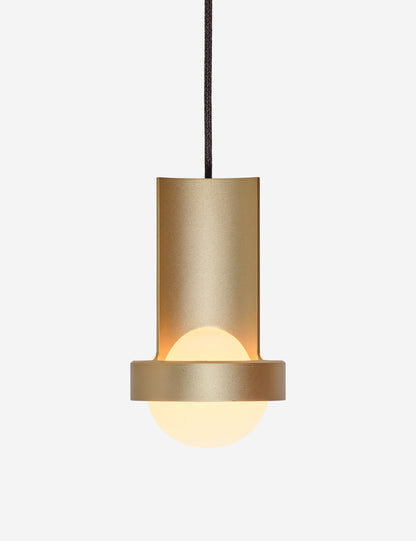 Loop Pendant Light with Sphere III kitchen island light front view
