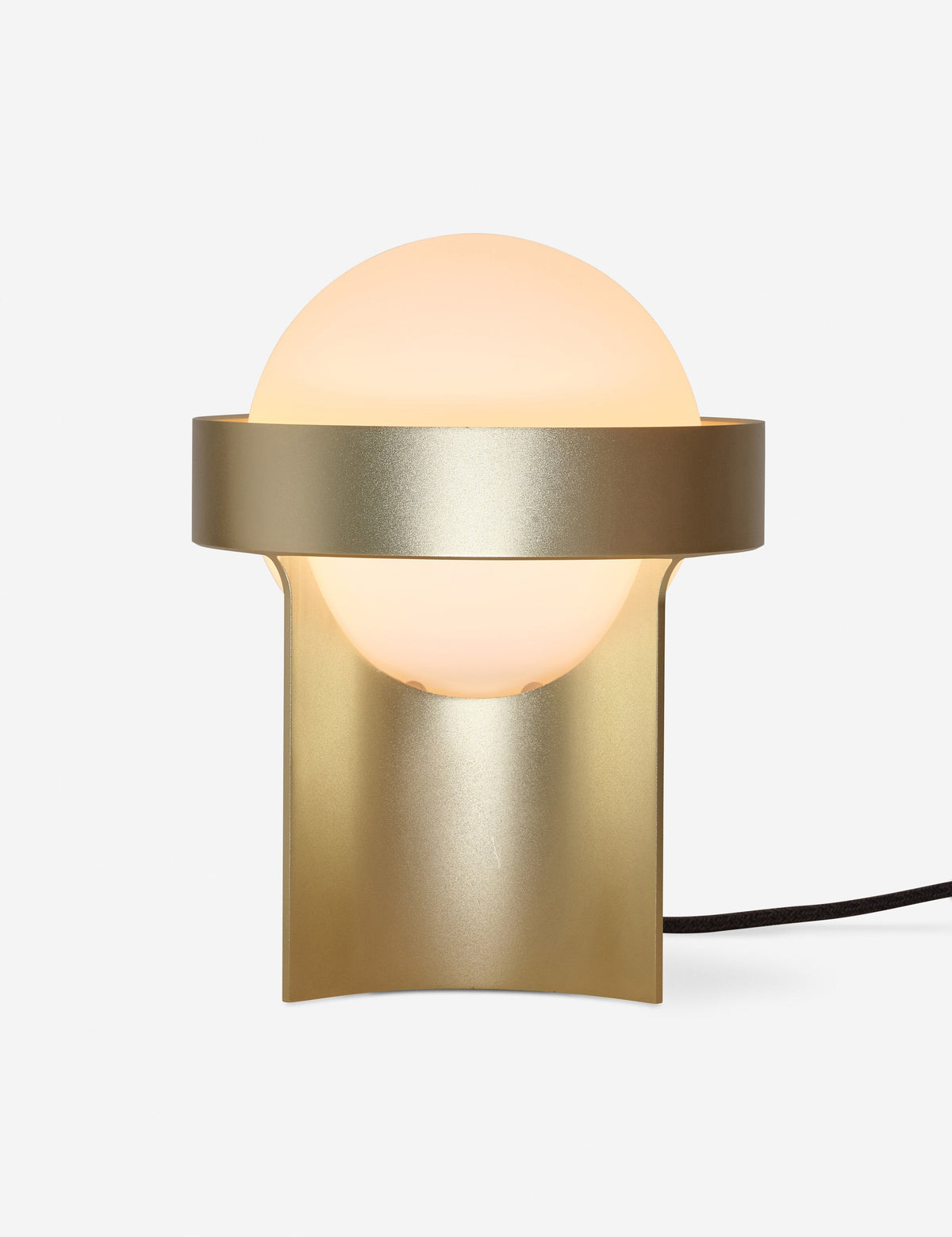 Loop Table Lamp with Sphere IV bedside lamp front view