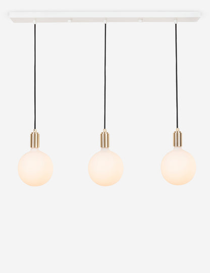 Triple Linear Pendant Light with Sphere IV product view 2