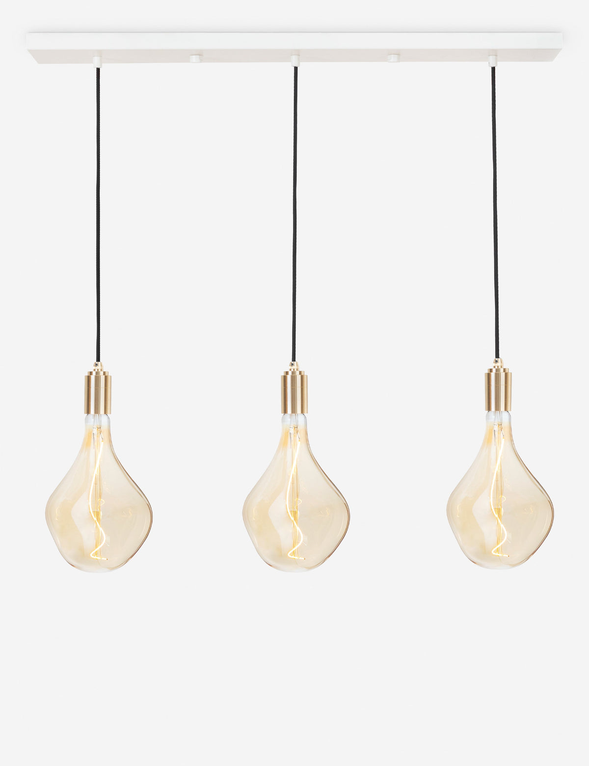 Triple Linear Pendant Light with Voronoi II product view 2