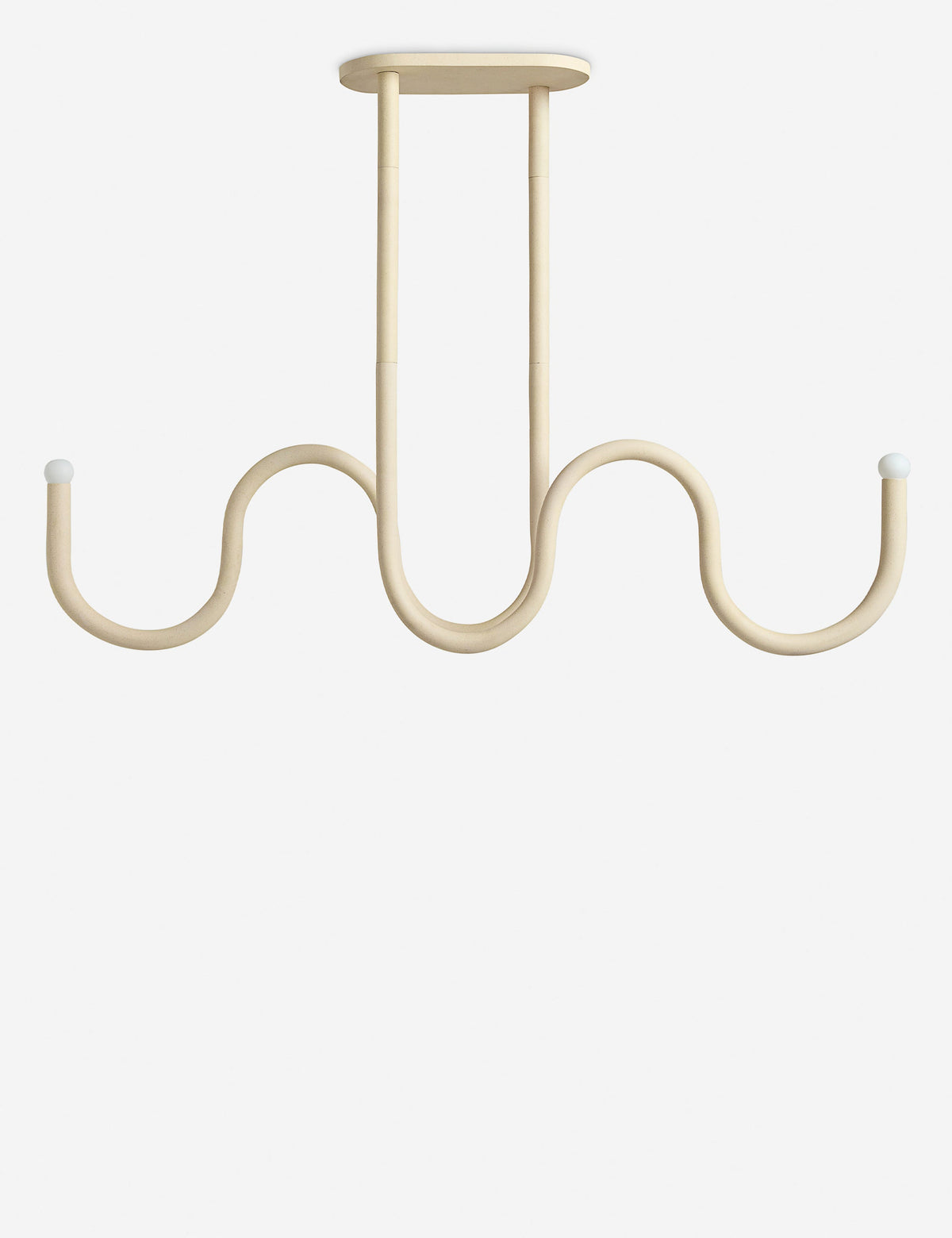 Noor Linear Chandelier sand finish product view 2