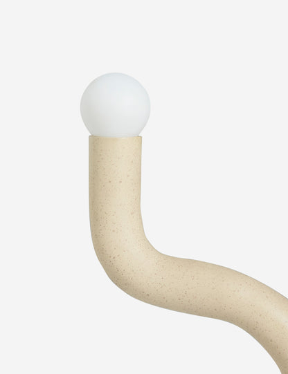 Noor Table Lamp sand finish product view 6