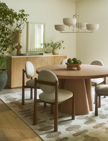 Rhodes Table Lamp styled in a room
