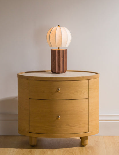 Riviera Table Lamp bedside lamp in a styled room