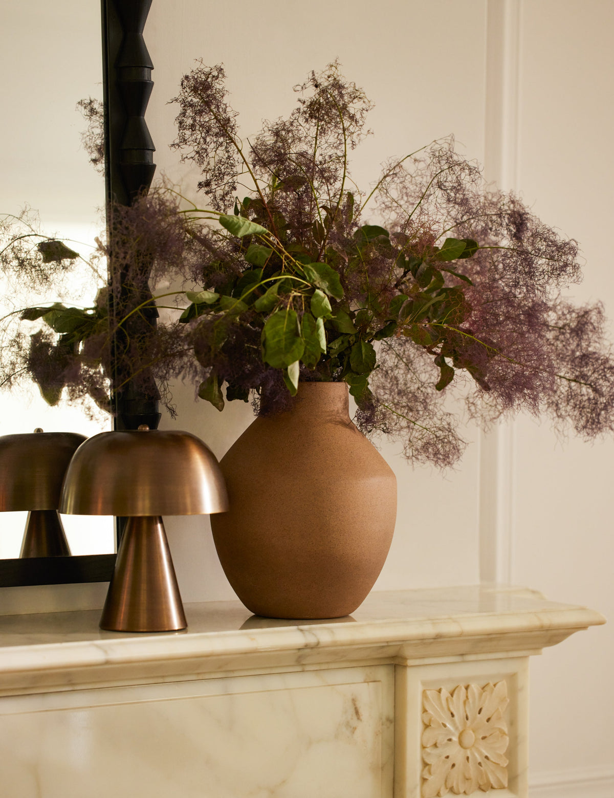 Wembley Cordless Table Lamp styled in a room