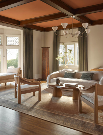 Loana Chandelier styled in a room