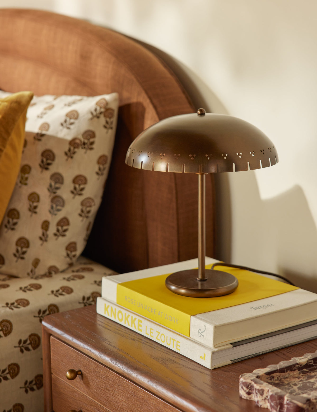 Omero Table Lamp bedside lamp in a styled room