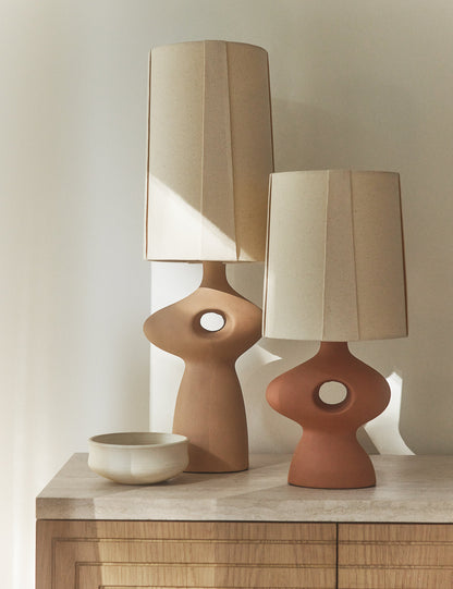 Rhodes Table Lamp bedside lamp in a styled room
