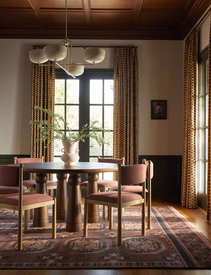 Talley Chandelier dining room light in a styled room