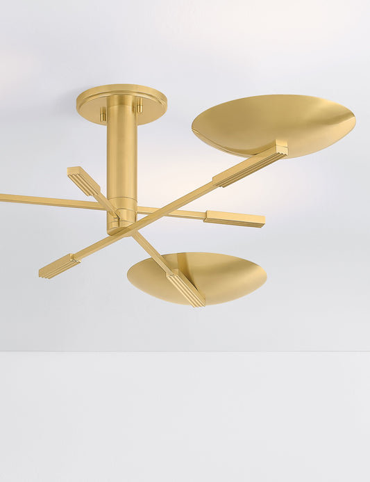 Marzio Semi-Flush Mount Light ceiling light front view