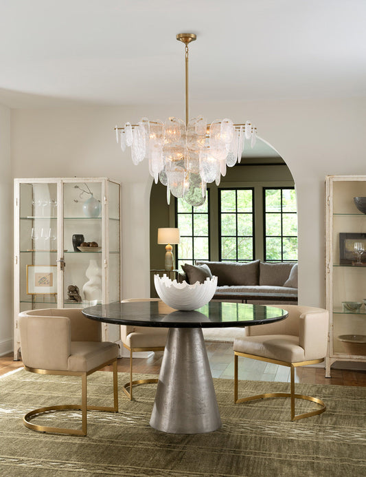 Echo Chandelier dining room light front view