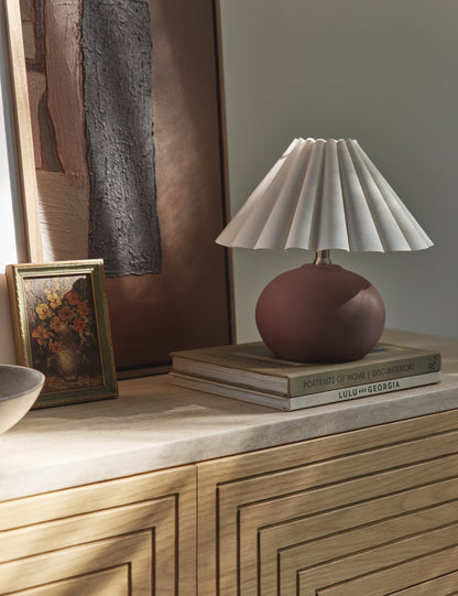 Luis Table Lamp styled in a room