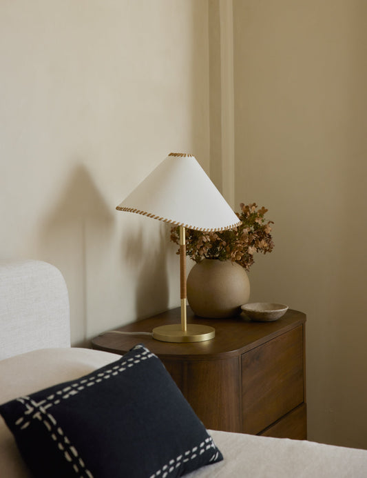 Arroyo Table Lamp bedside lamp in a styled room
