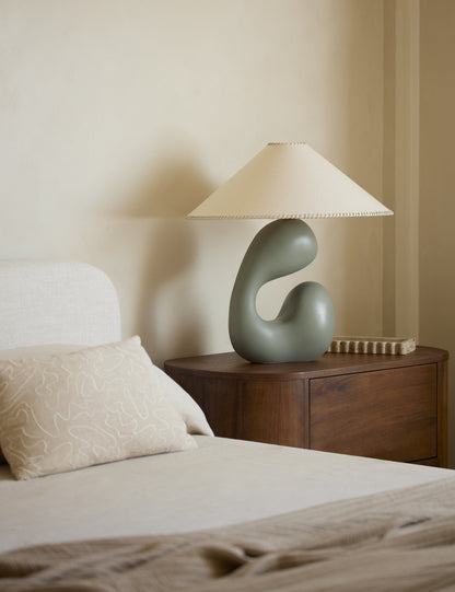 Saguaro Table Lamp styled in a room