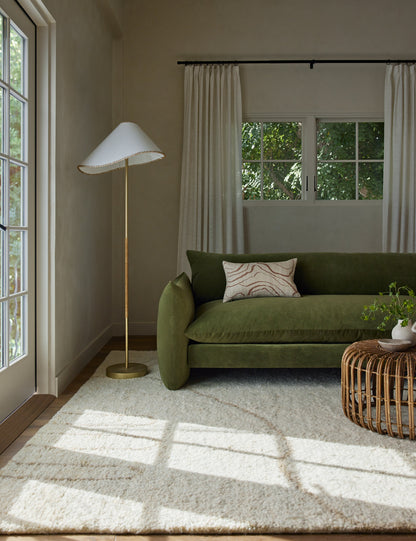 Arroyo Floor Lamp styled in a room