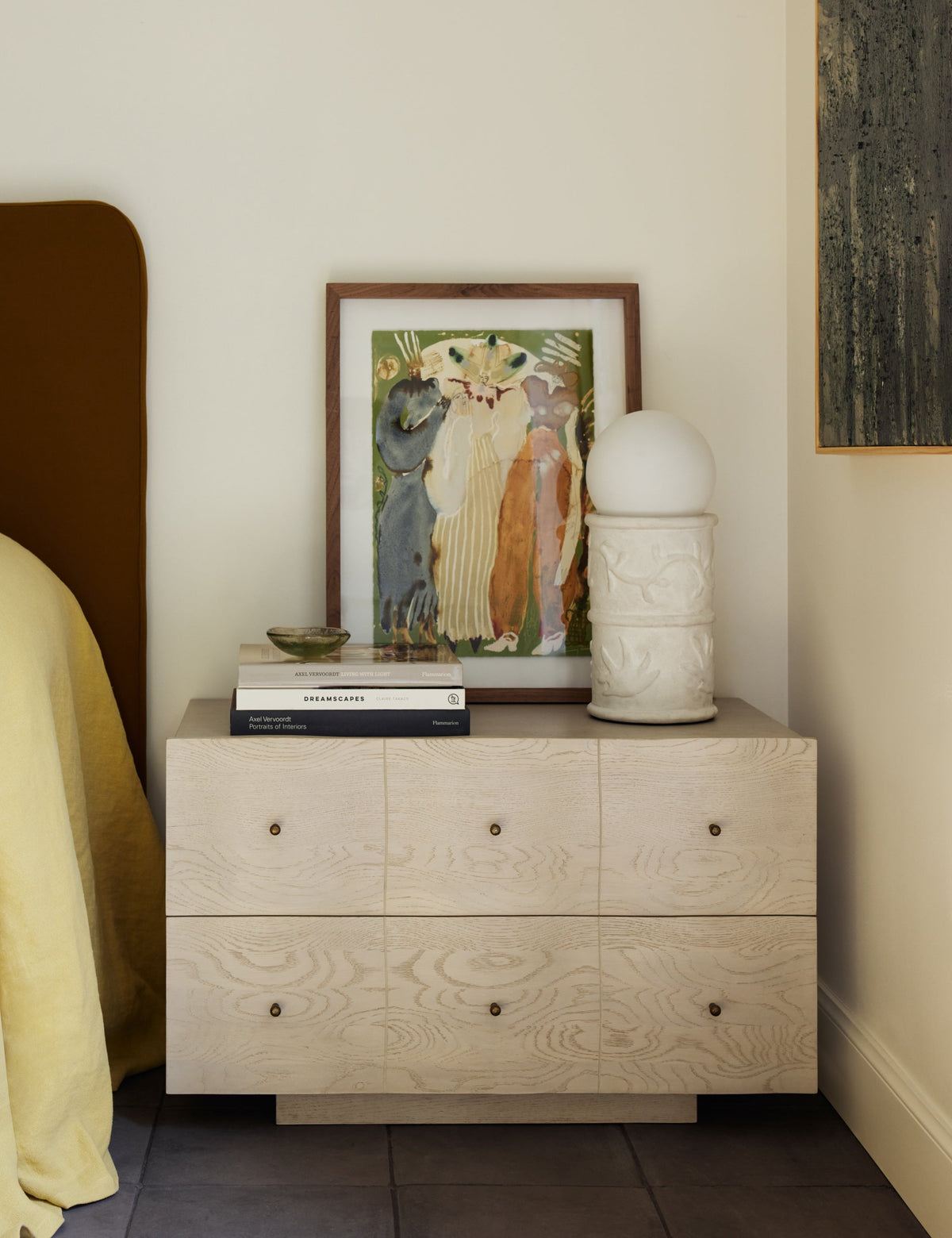 Eevi Table Lamp styled in a room