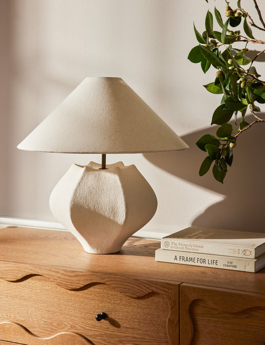 Punto Table Lamp bedside lamp in a styled room