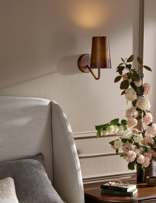 Bucquet Sconce bedroom wall light front view