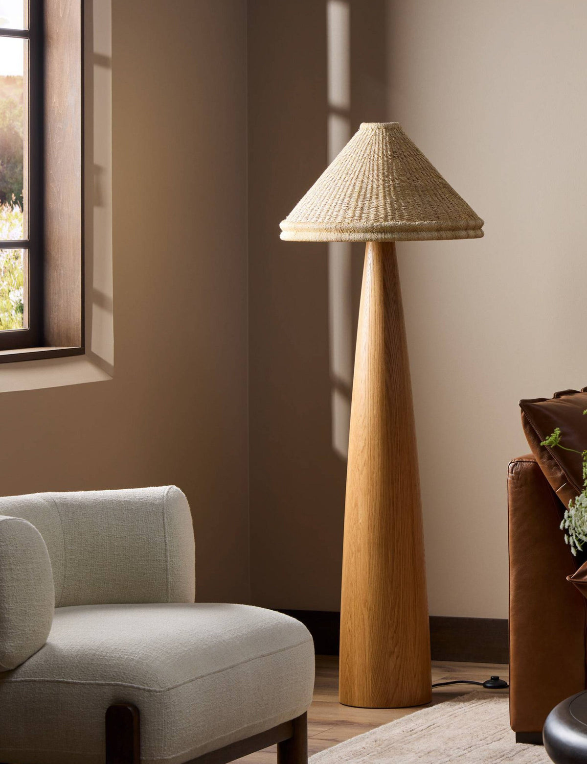 Bassett Floor Lamp living room floor lamp front view
