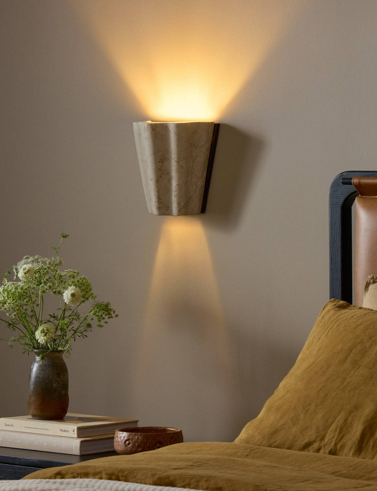 Mirari Sconce bedroom wall light front view
