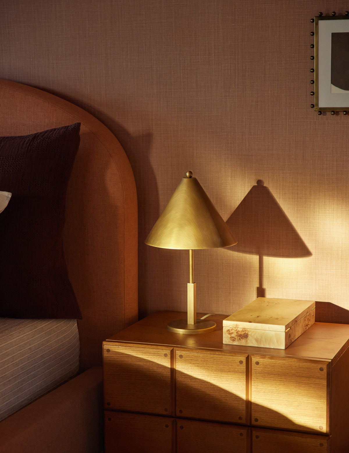 Tutton Table Lamp bedside lamp in a styled room