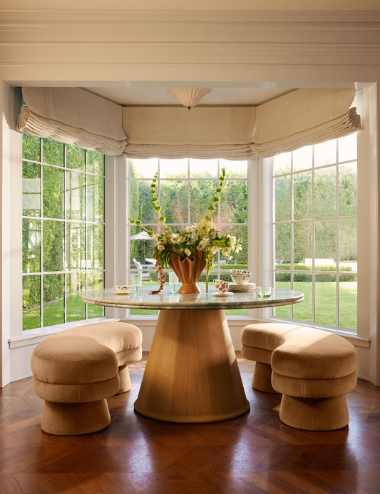 Gladstone Flush Mount Light ceiling light in a styled room