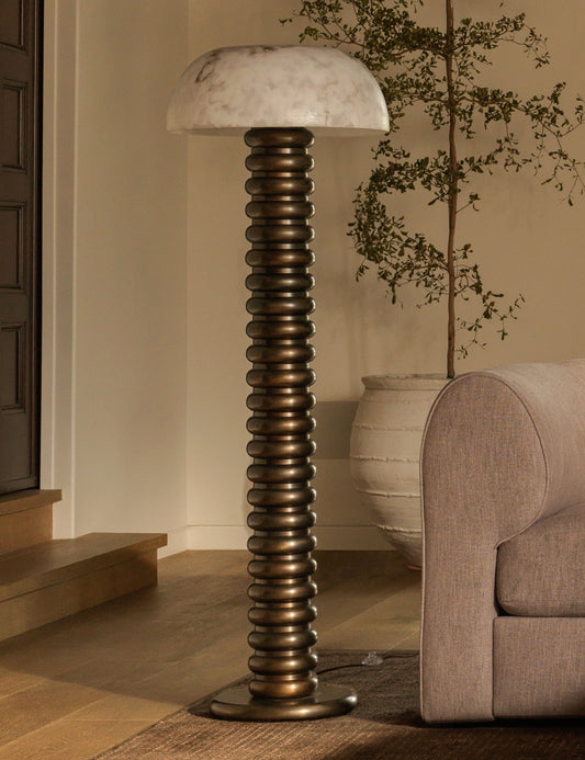 Phaedra Floor Lamp living room floor lamp in a styled room