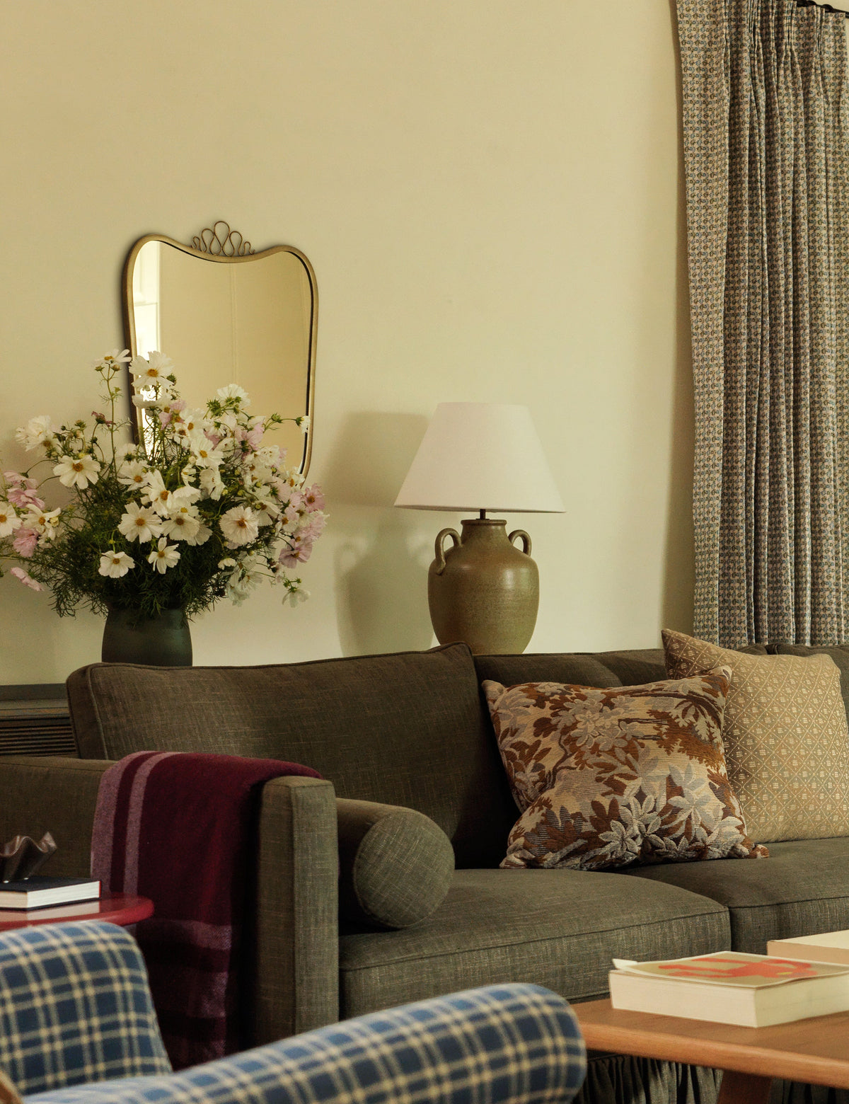 Delfina Table Lamp styled in a room