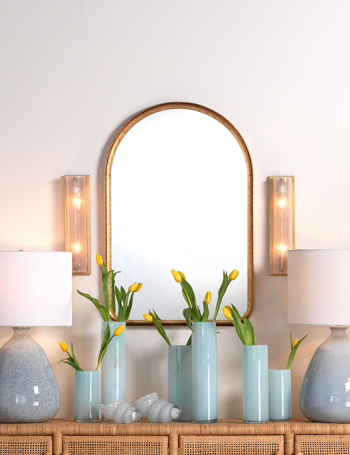 Fonda Sconce bedroom wall light front view