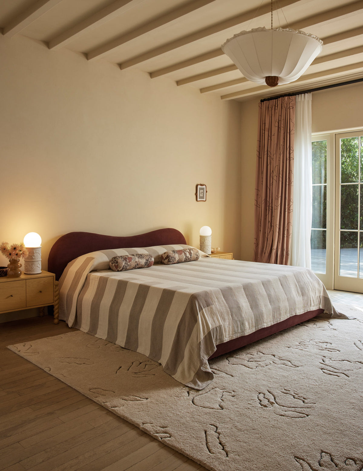 Eevi Table Lamp styled in a room