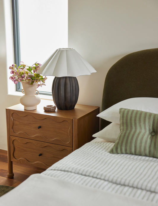 Napa Table Lamp bedside lamp in a styled room