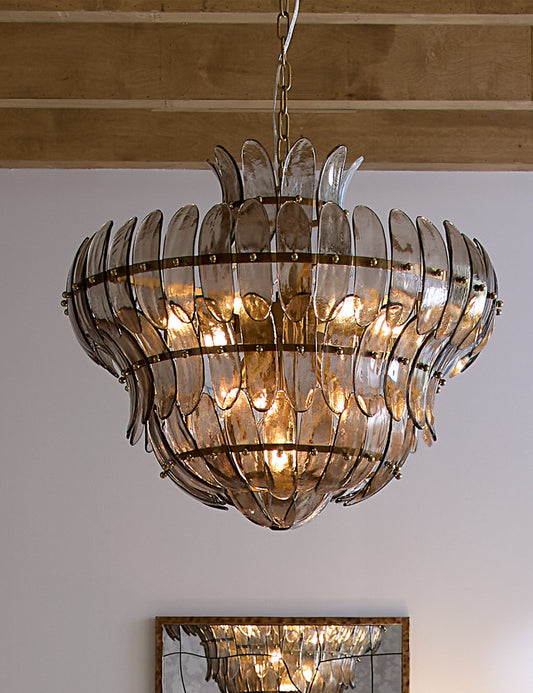 Parvaiz Chandelier dining room light front view
