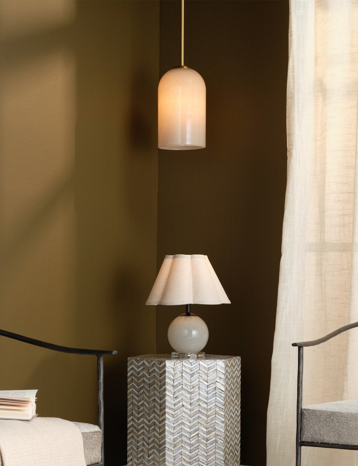 Rehmat Pendant Light kitchen island light front view