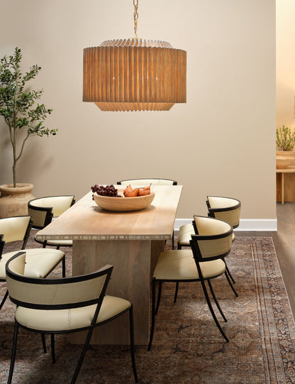 Nayati Chandelier dining room light front view