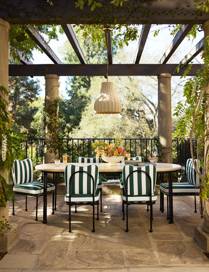 Cading Outdoor Pendant Light kitchen island light in a styled room