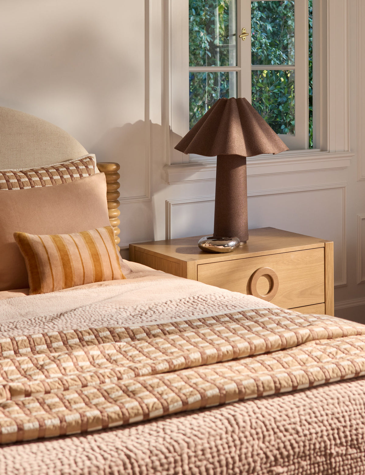 Bemand Table Lamp styled in a room