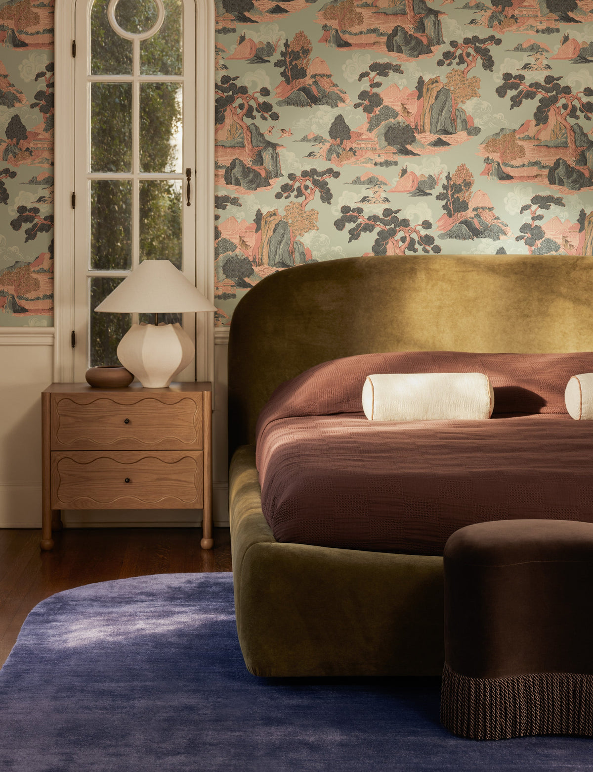 Punto Table Lamp styled in a room